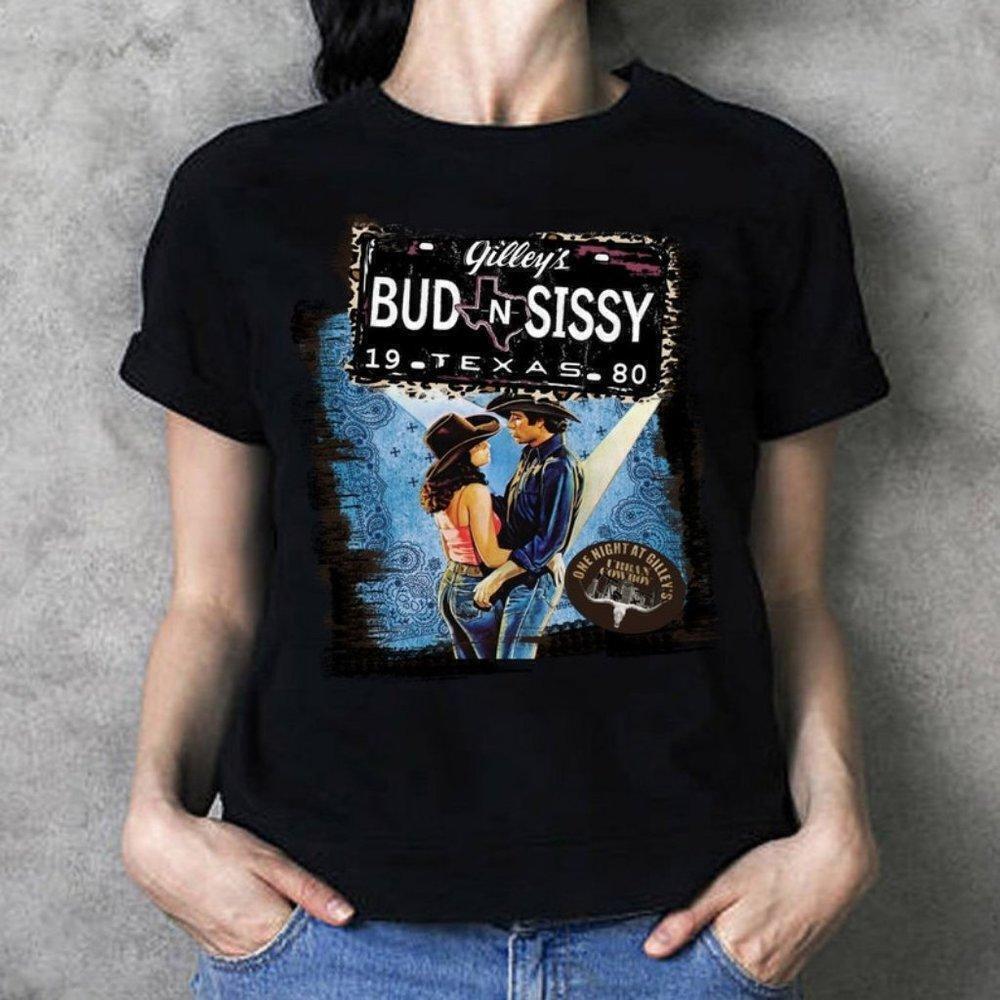 Urban Cowboy Bud Sissy Movie Retro Film Fan Graphic Unisex T-Shirt
